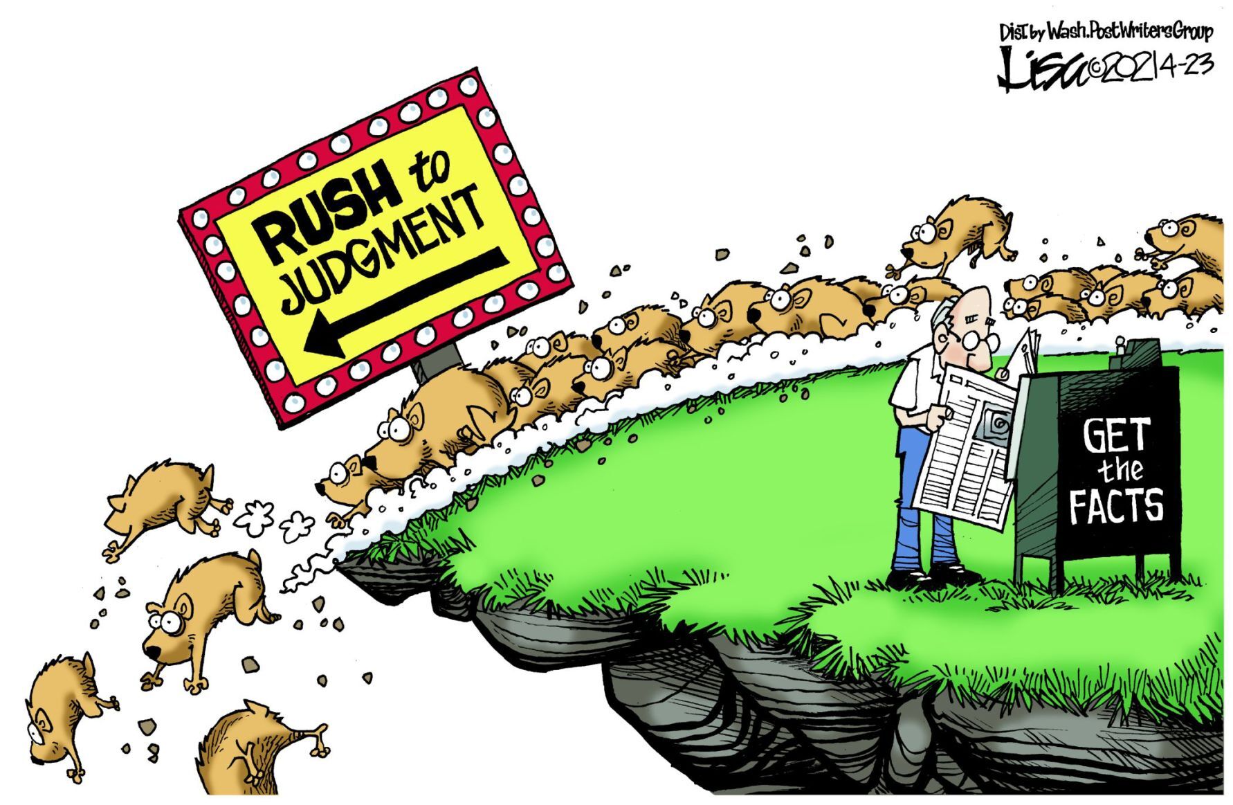 Lisa Benson cartoon